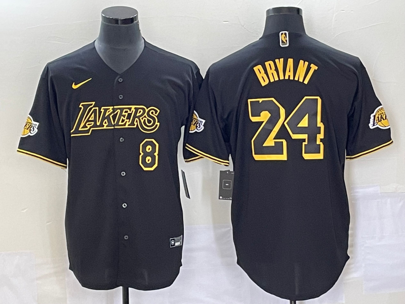 Men 2025 Los Angeles Lakers #24 Bryant black NBA Nike jersey 004->los angeles lakers->NBA Jersey